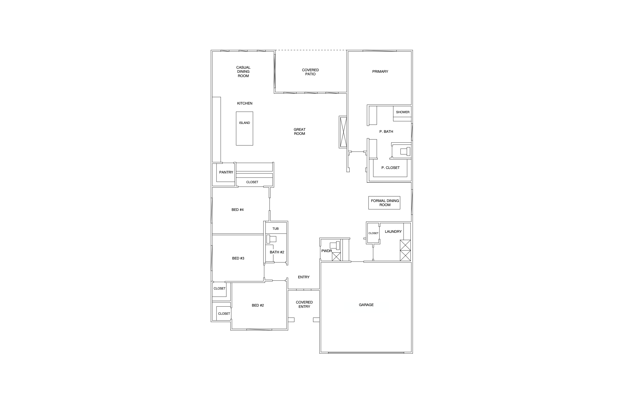Floorplan of Monarch