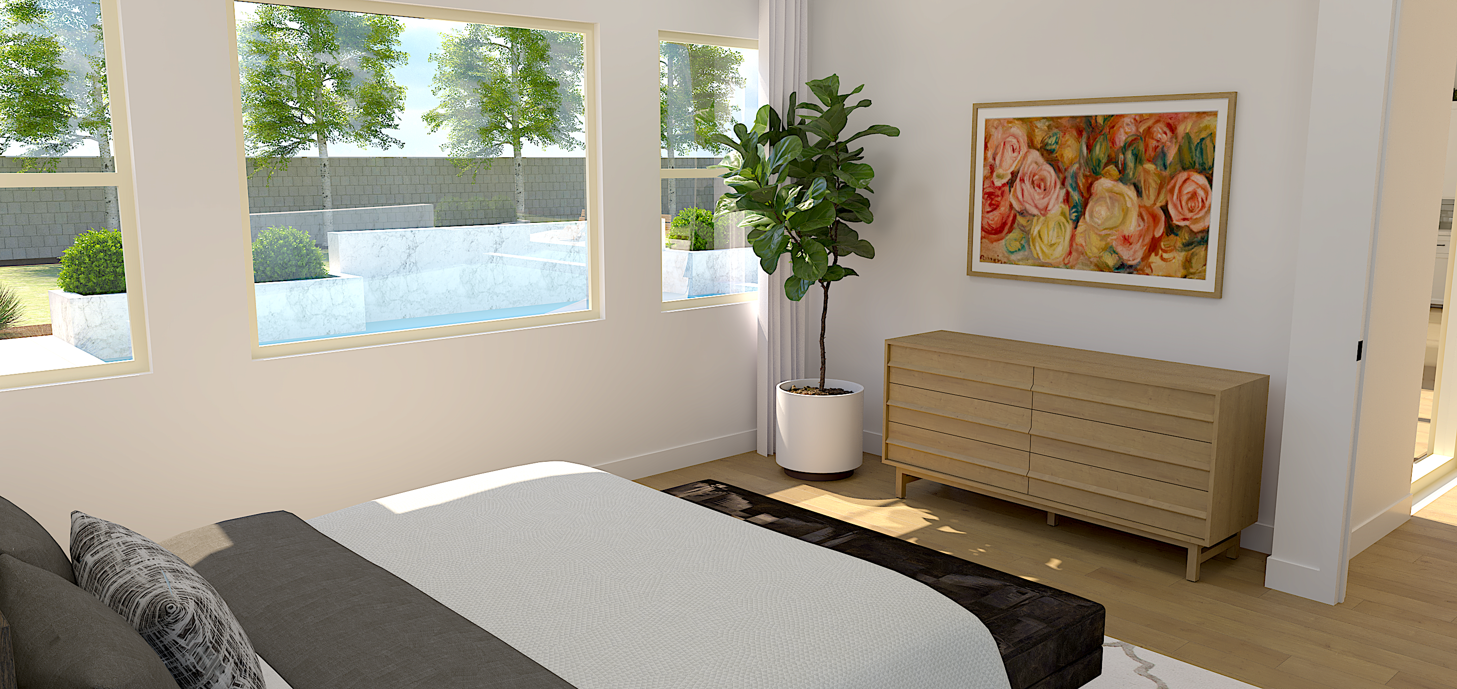 Primary Bedroom of Redwood Creek